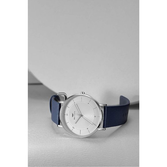 BRIGADA Men's blue Minimalist Simple Business Casual Quartz Waterproof Watch - Picture 3 of 8